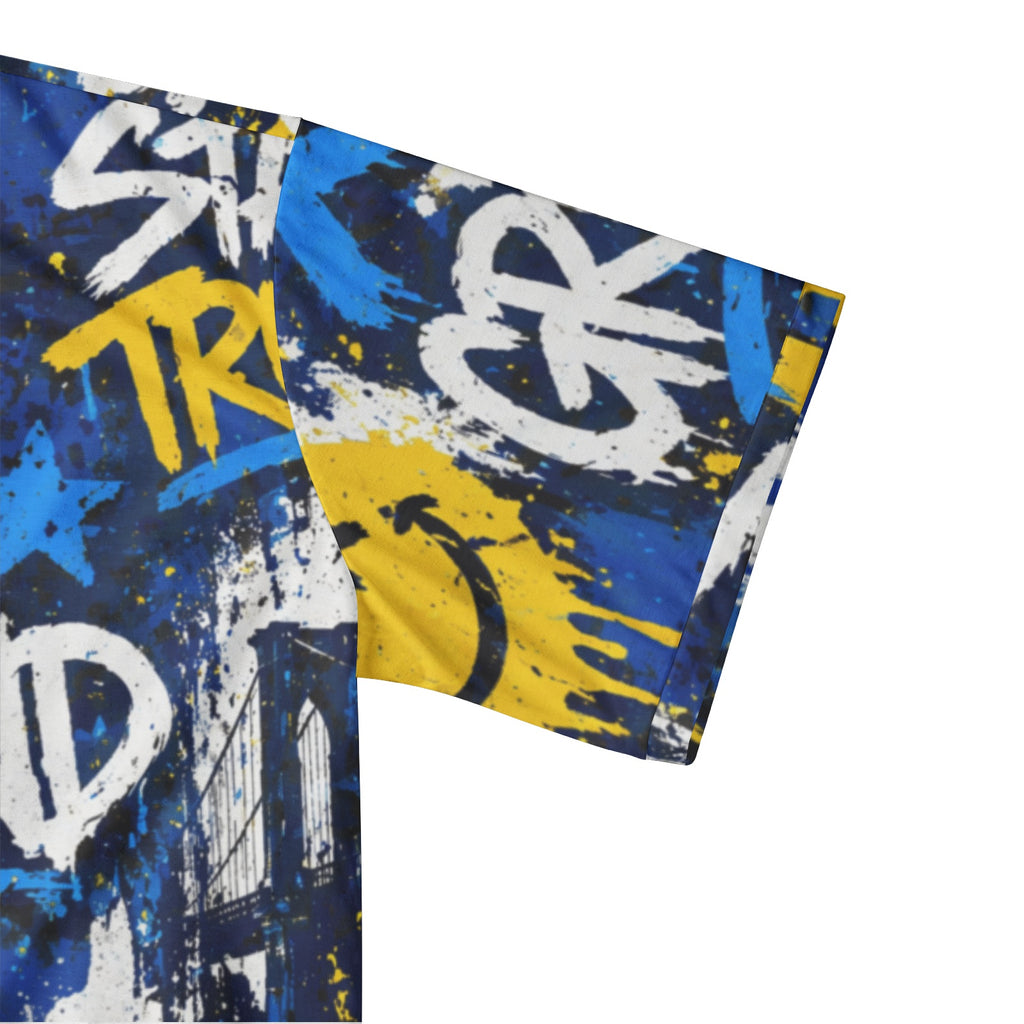 Hustle & Grind Urban Men's All-Over-Print Polo Shirts
