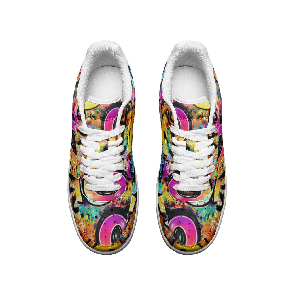 NDO "OMG"Low Top Leather Sneakers