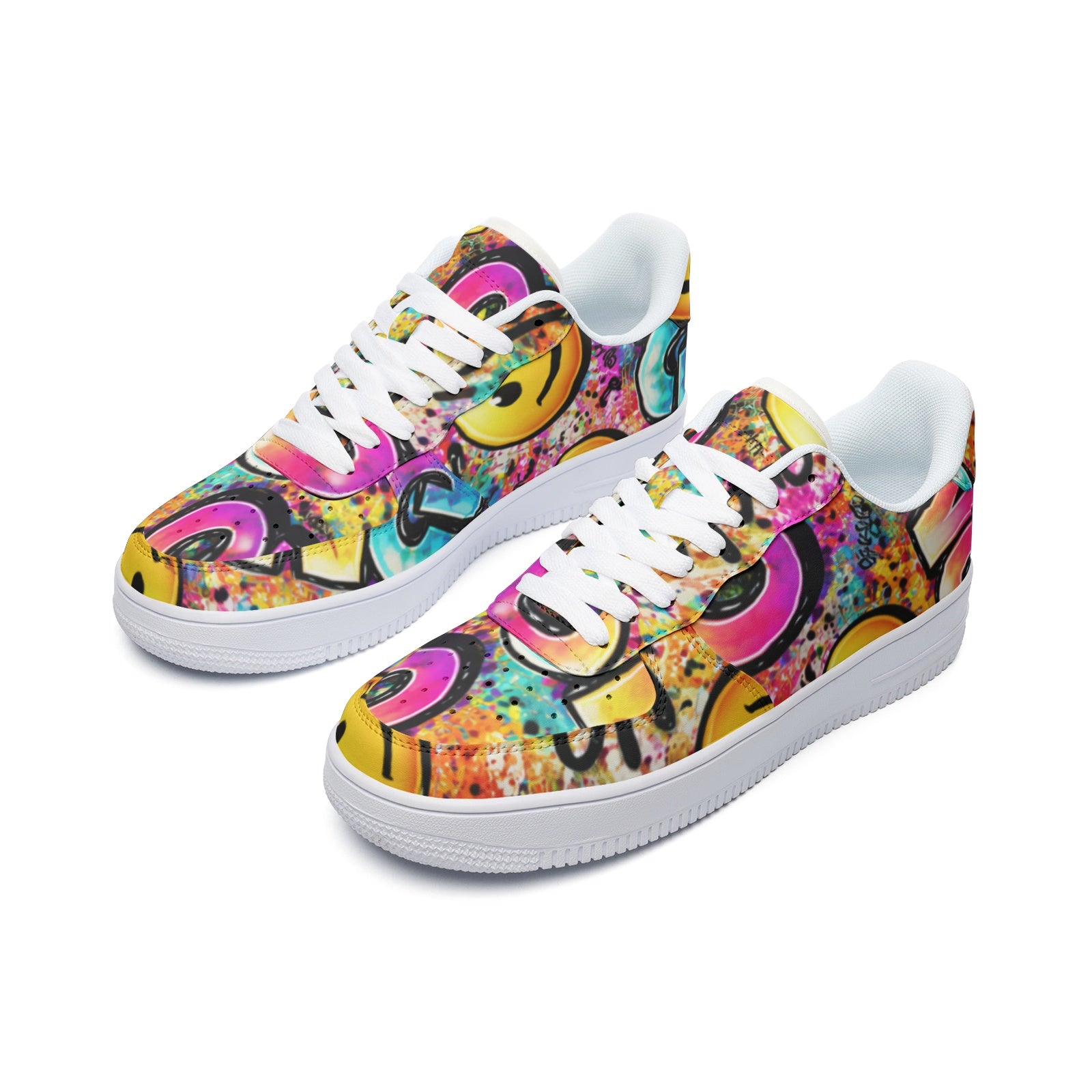 NDO "OMG"Low Top Leather Sneakers