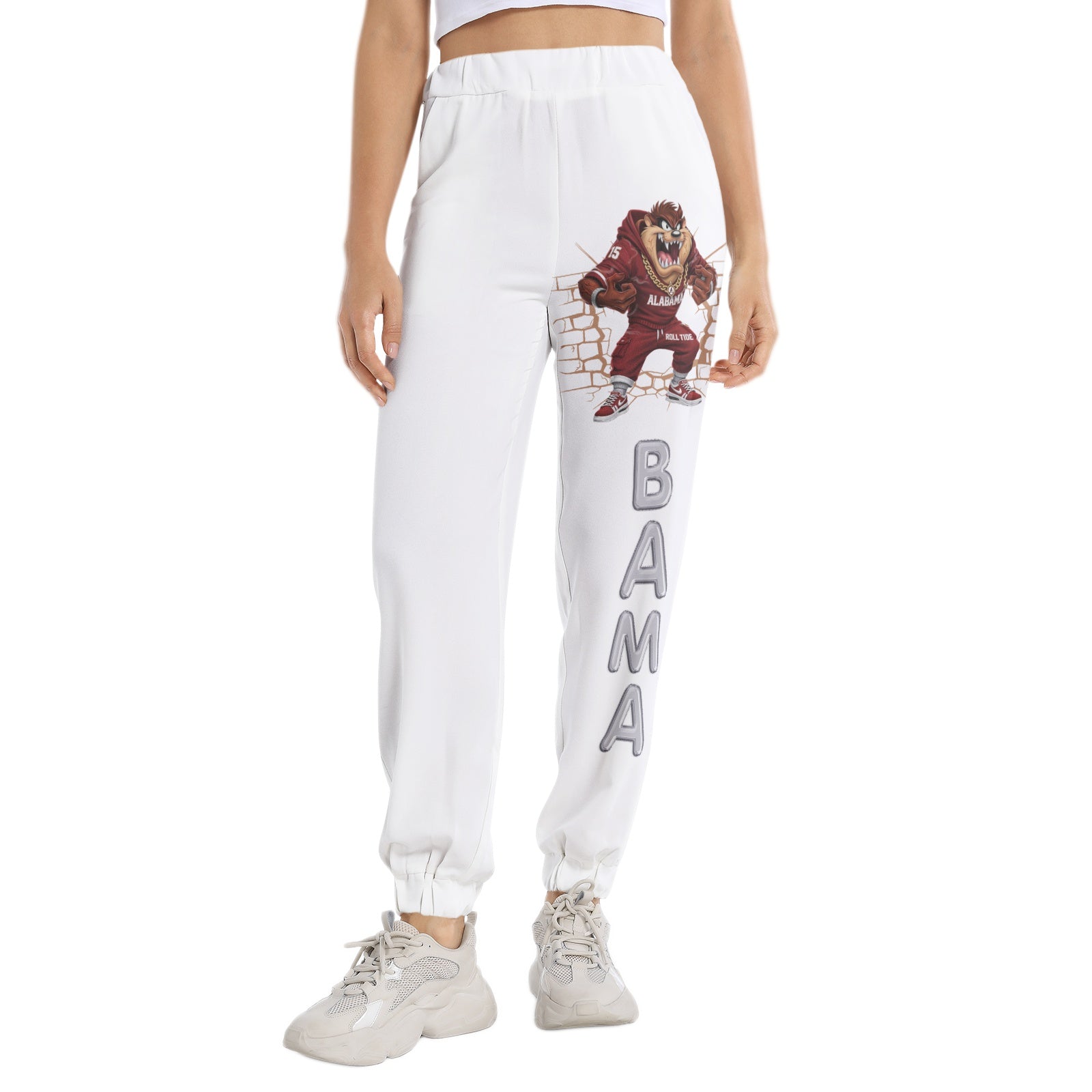 Alabama-Elastic Waist Tapered Sweatpant