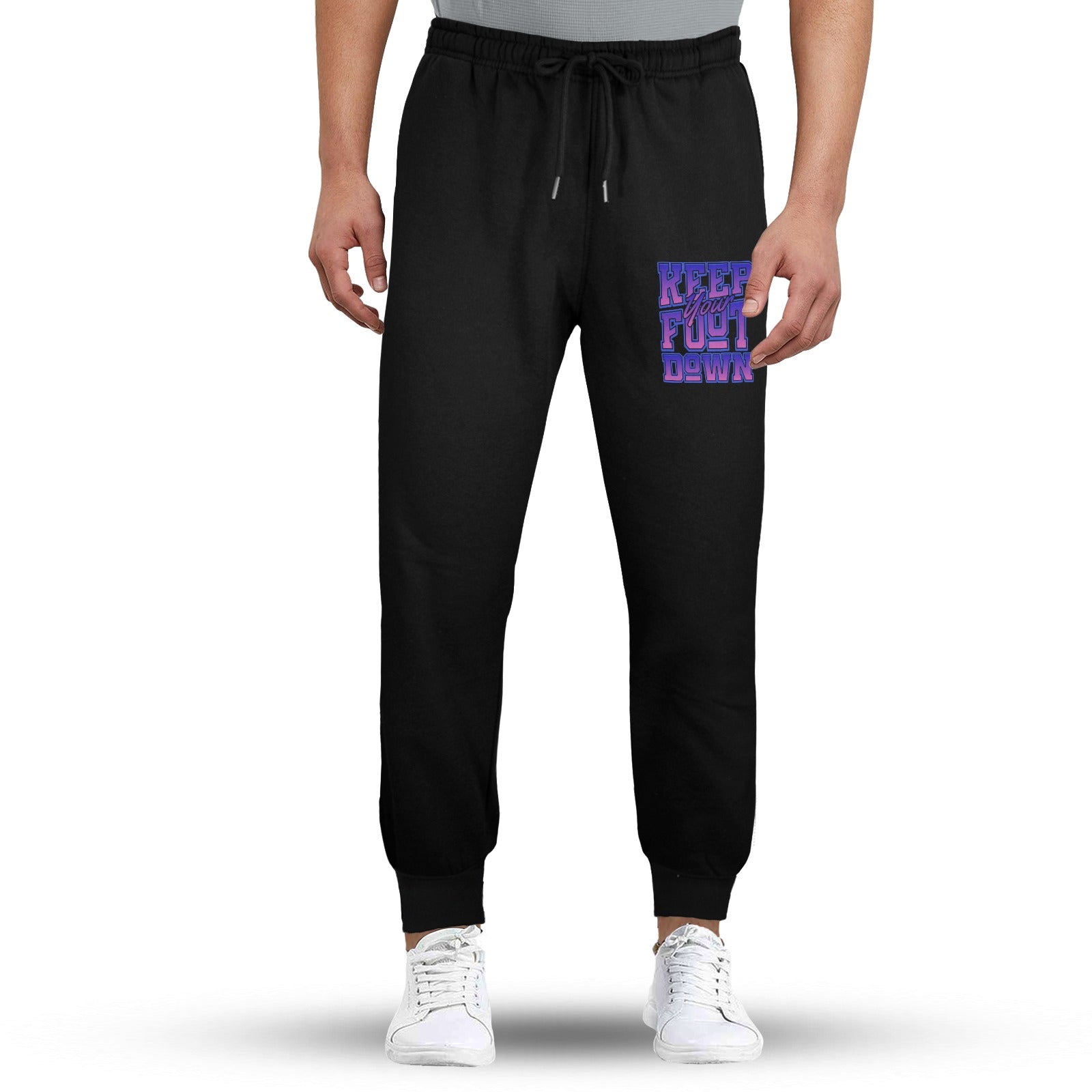 Put Your Foot Down Unisex Fleece Sweatpants