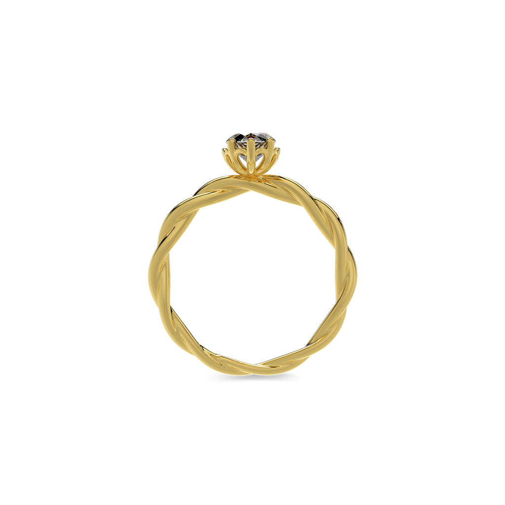 Vintage-Inspired Twist Ring