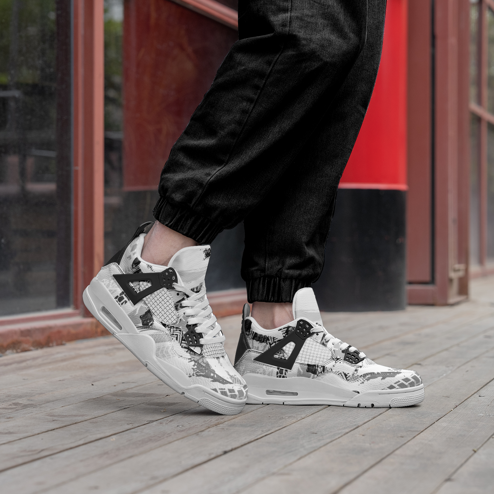 NDO Limited Slip Lace Up Breathable Fashion Sneakers