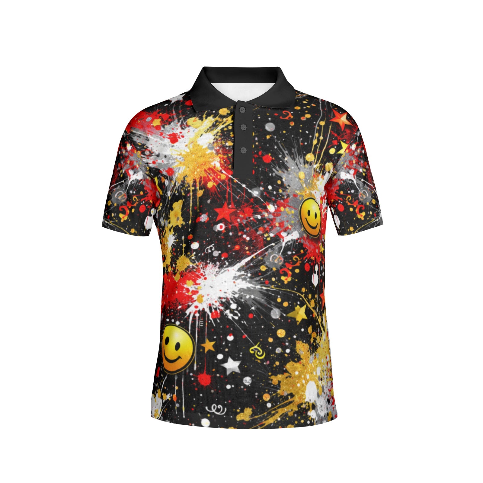 Men's All-Over Print Polo Shirts