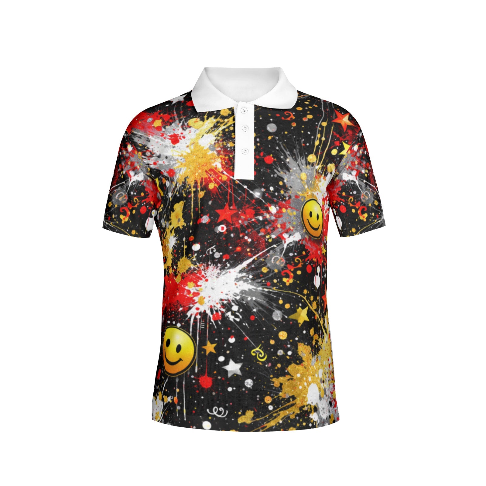 Men's All-Over Print Polo Shirts