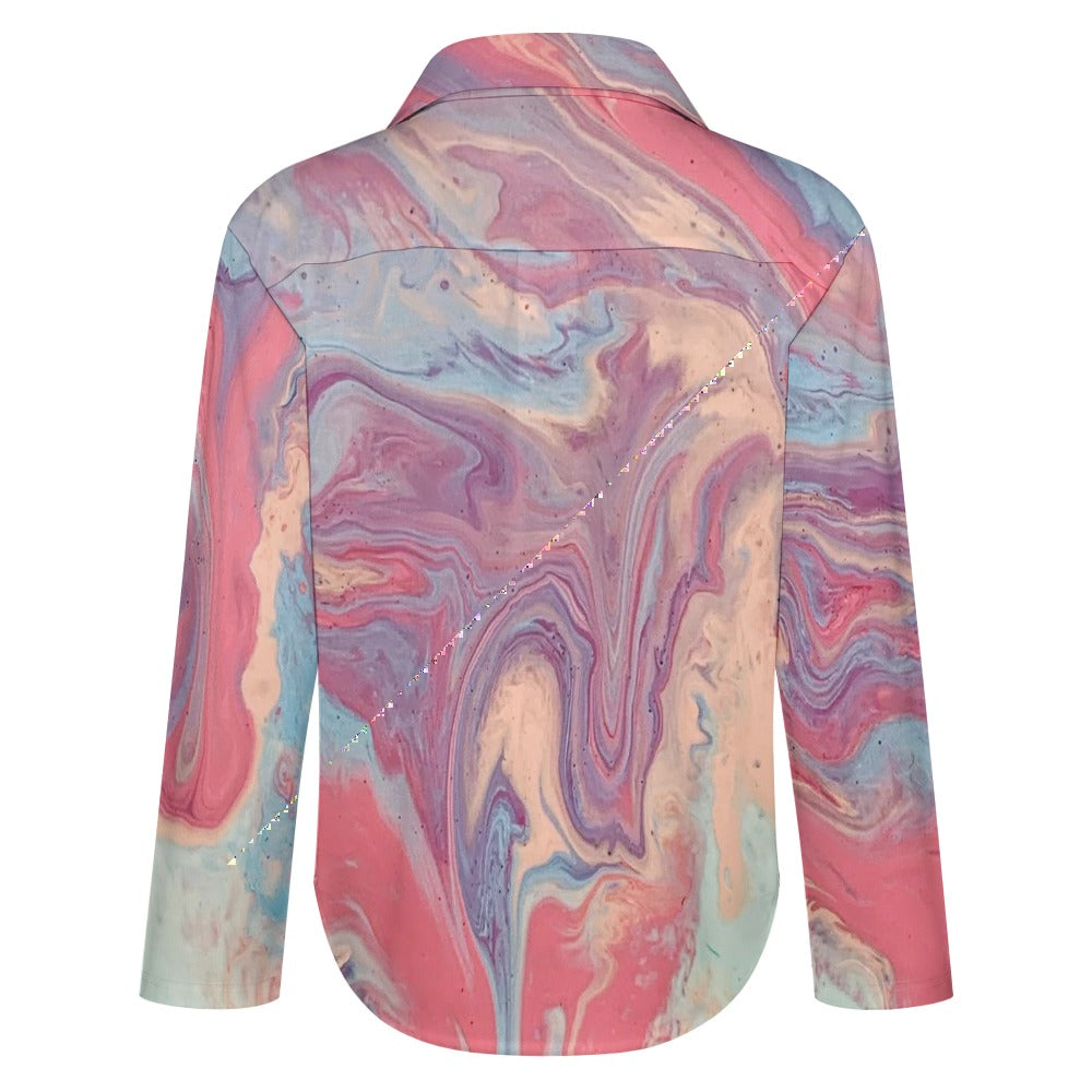 Woman's Cropped Hem shirt