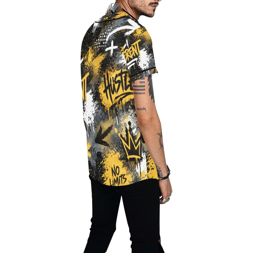 Men's All Over Print Baseball Jersey (T50)