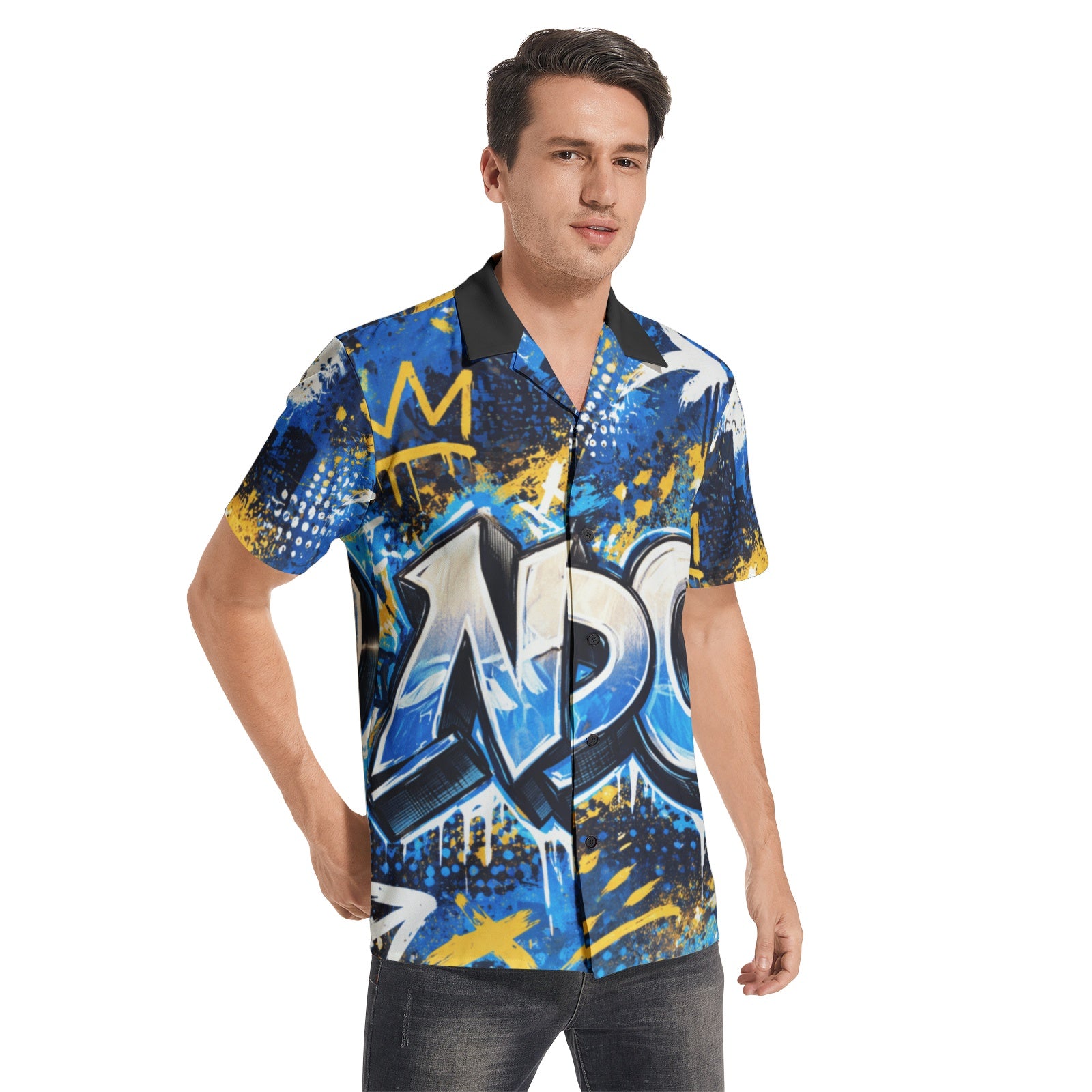 Men's All-over print Short Sleeve Shirts