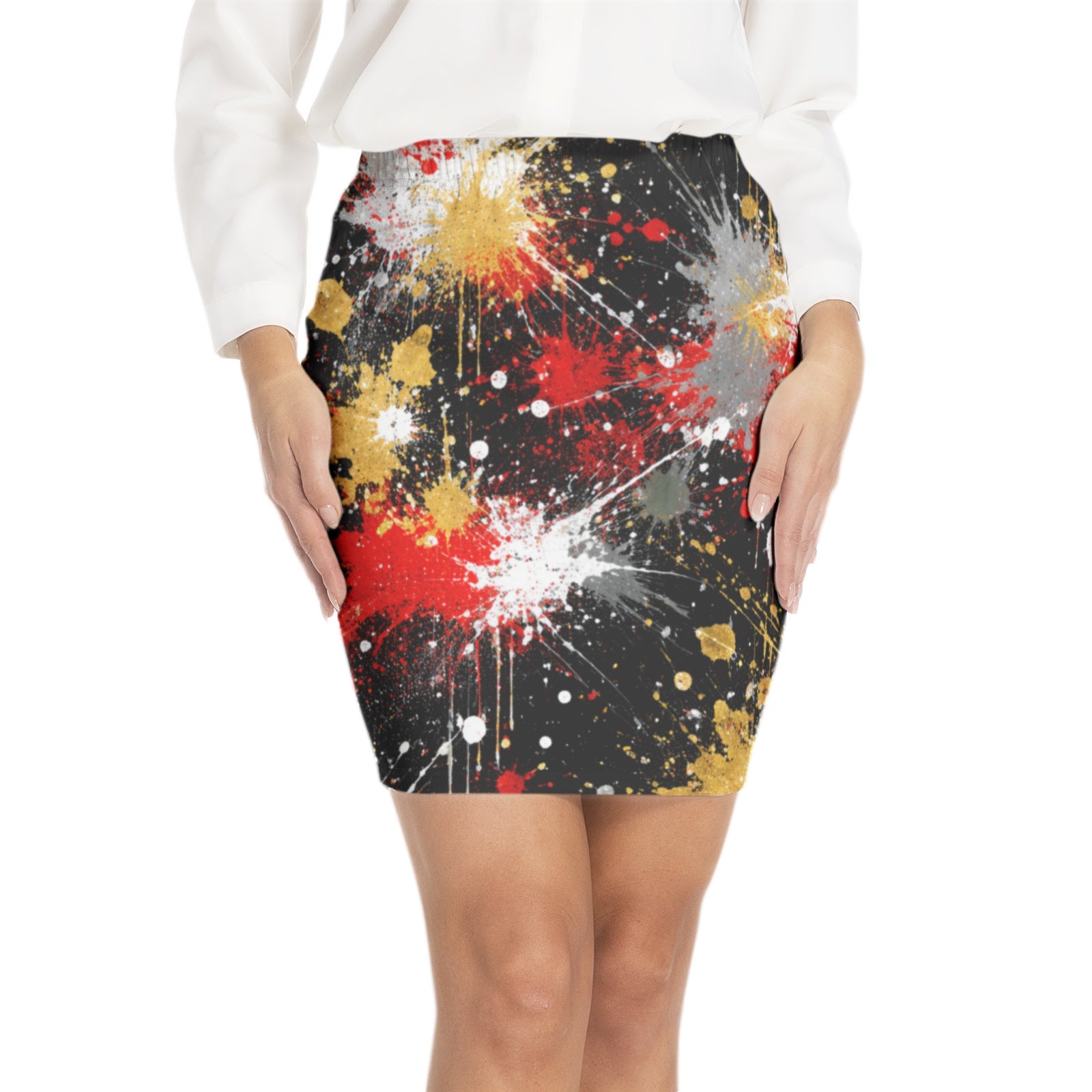 NDO Designer Elastic Waist Bodycon Skirt
