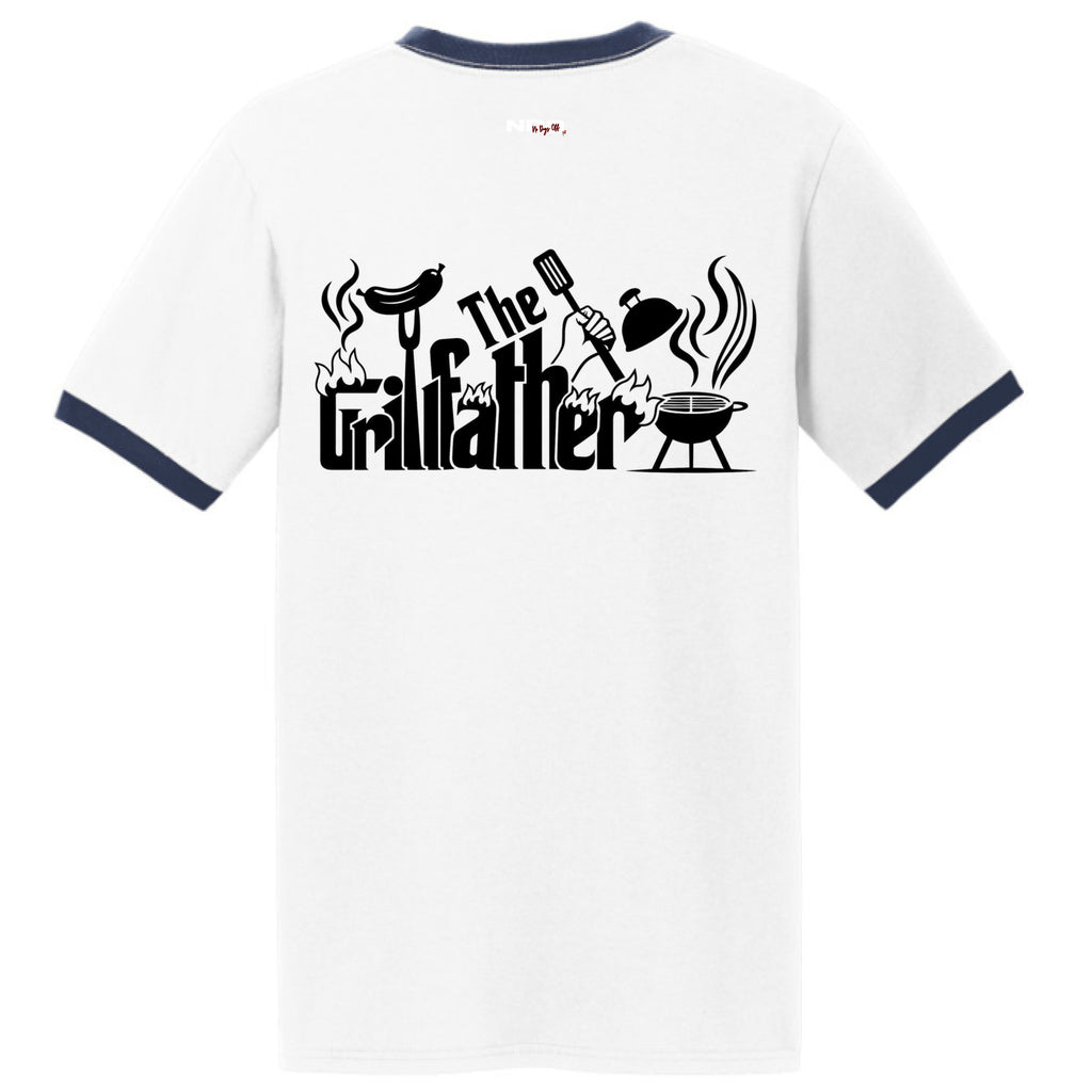 White/Navy - BACK