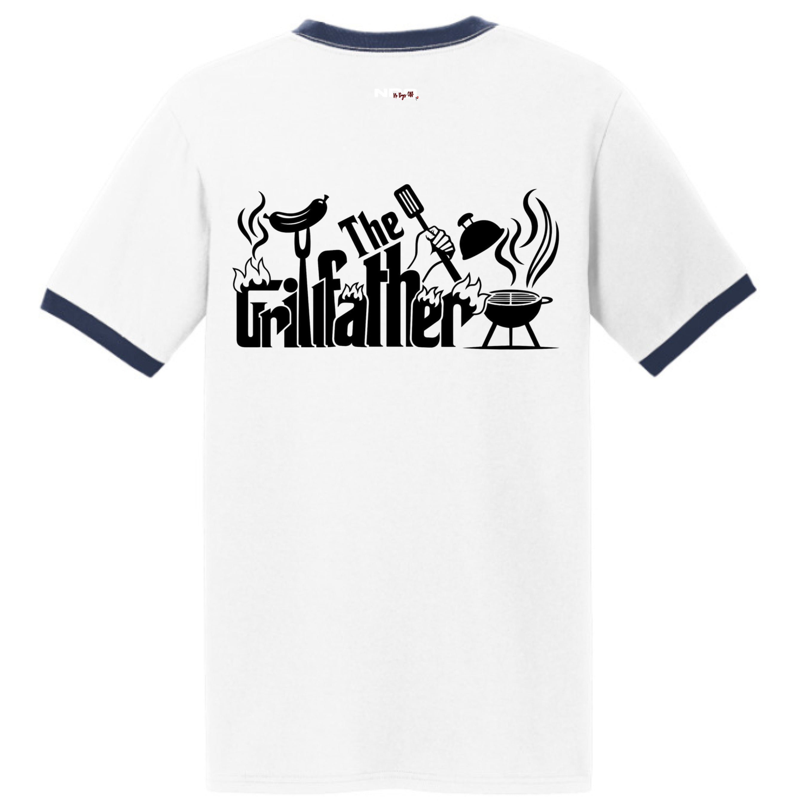 White/Navy - BACK