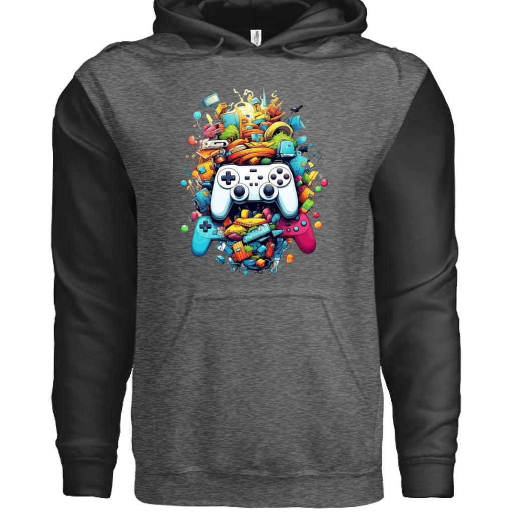 Charcoal Heather/ Black - FRONT
