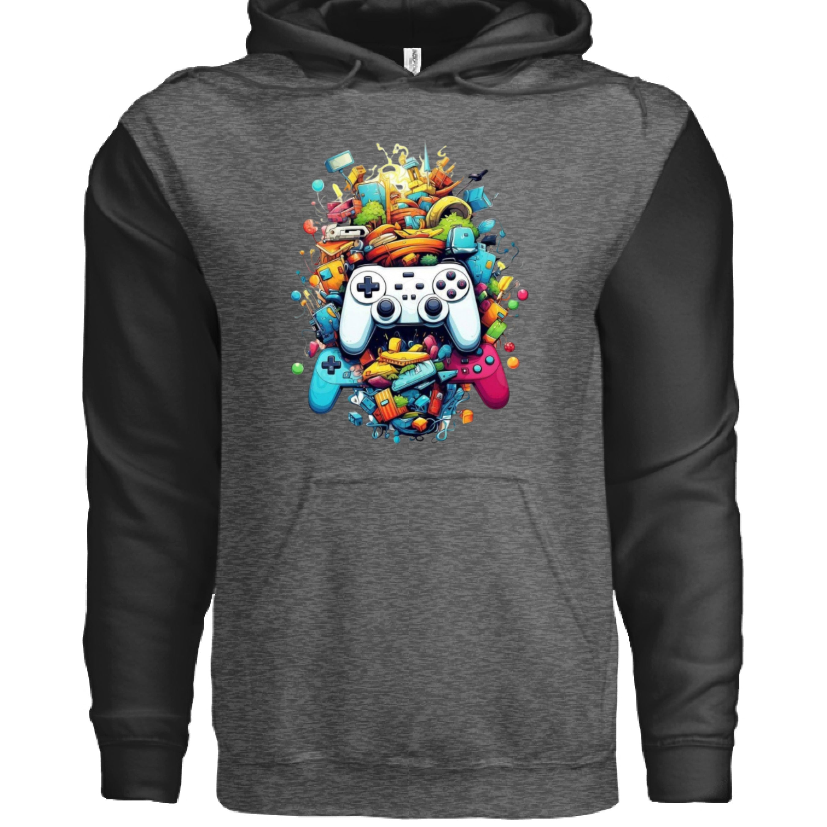Charcoal Heather/ Black - FRONT