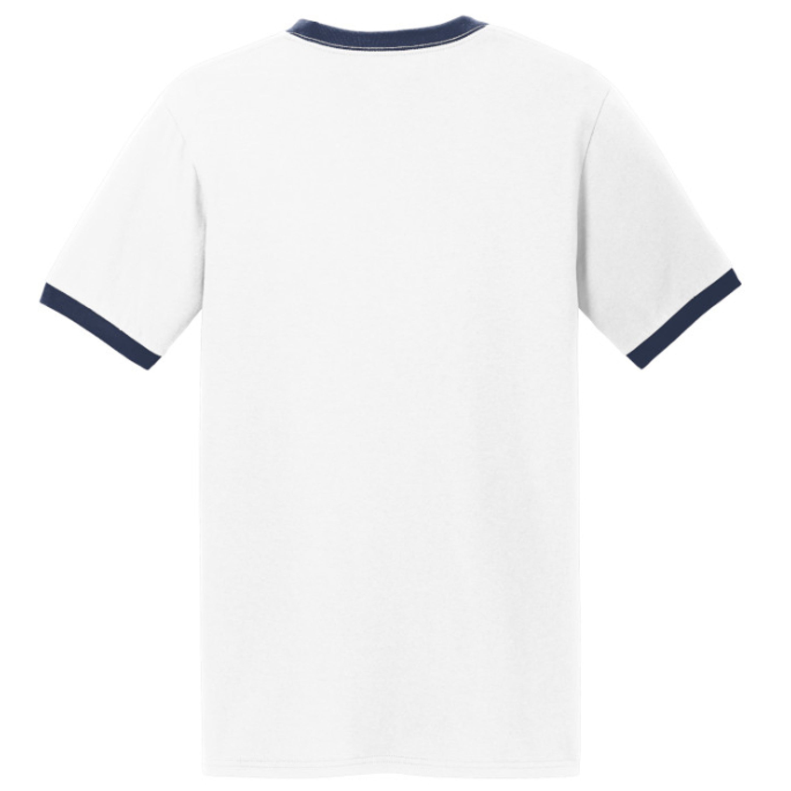 White/Navy - BACK