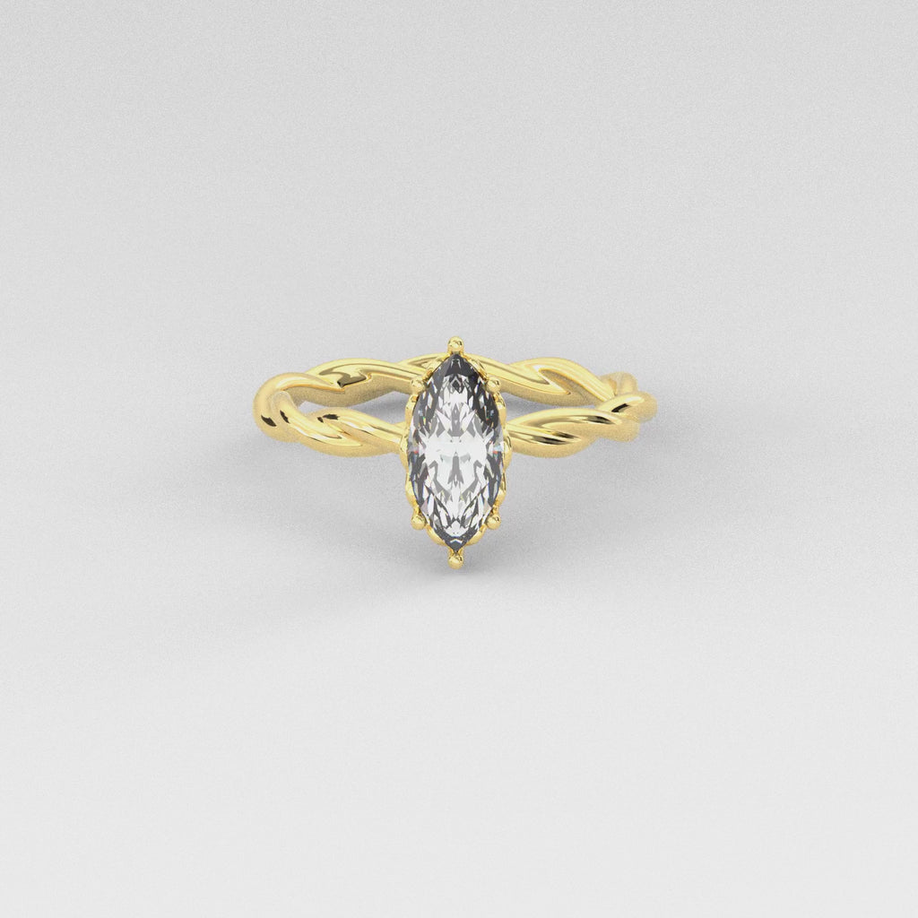 Vintage-Inspired Twist Ring