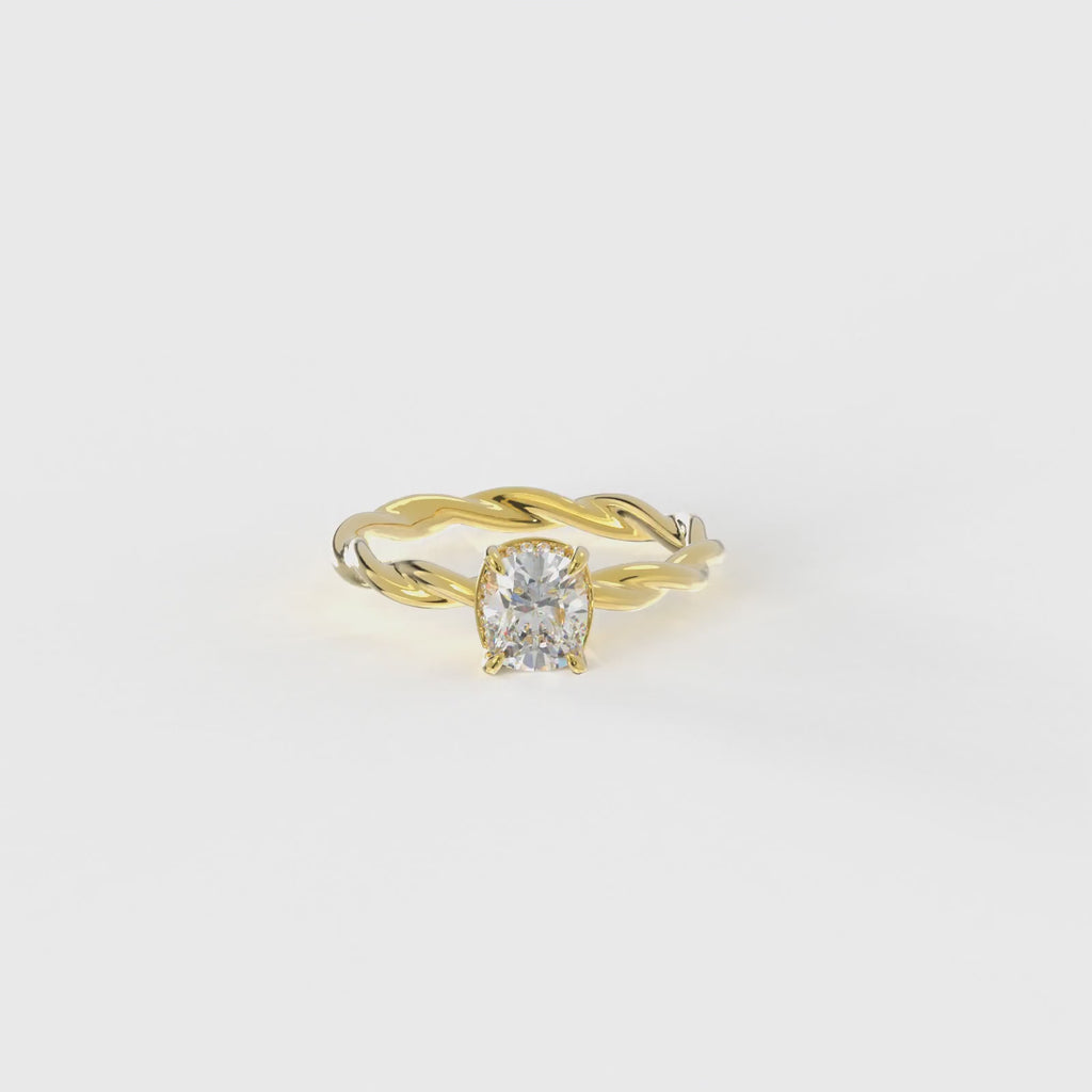 Vintage-Inspired Twist Ring