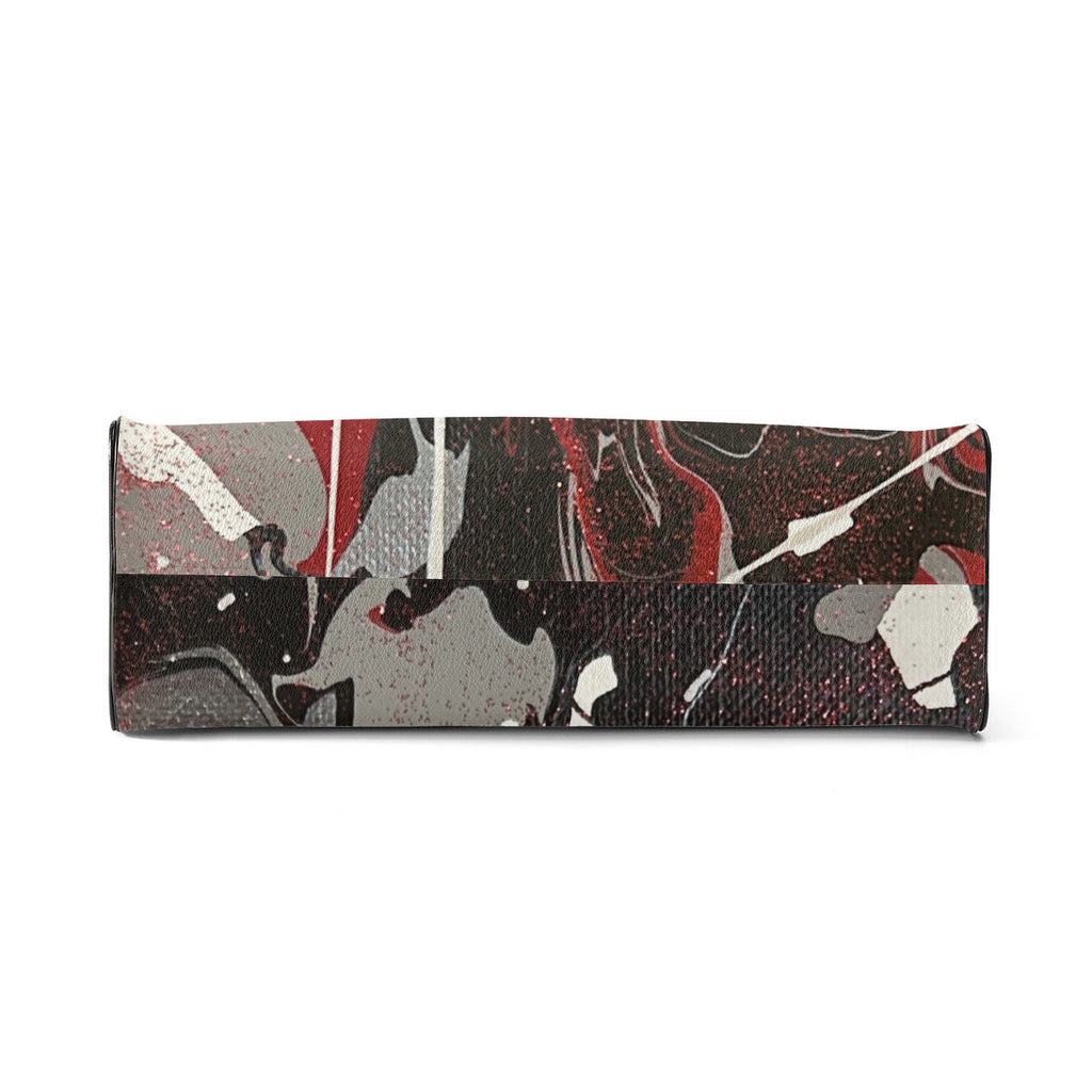 NDO Painting Inspired Luxury Women PU Tote Bag - Black