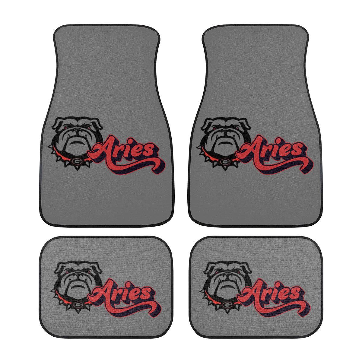 GA Bulldogs Aries  Floor Mats (Front, or Full Set Options)