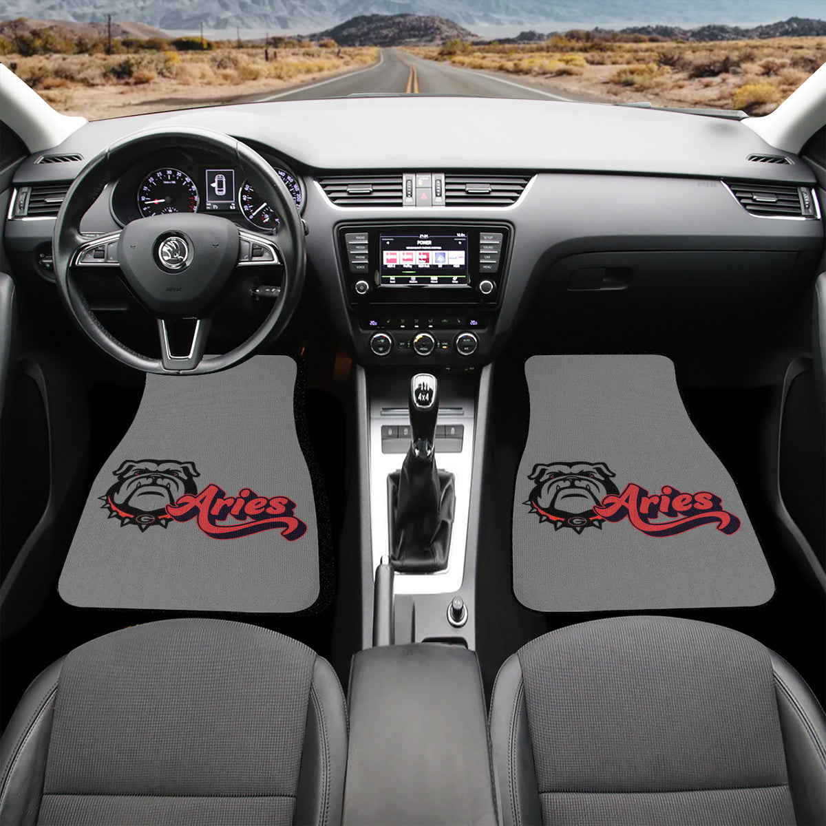 GA Bulldogs Aries  Floor Mats (Front, or Full Set Options)